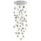 Cwi Lighting Salvador 32 in LED Integrated Polished Nickel Chandelier 1673P32-23-613 - alternate 1
